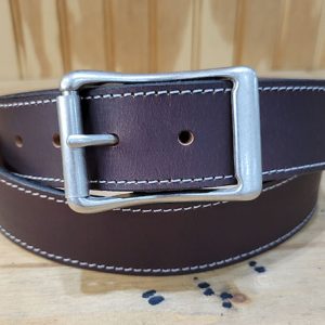 Handmade Leather Belt The Crosby